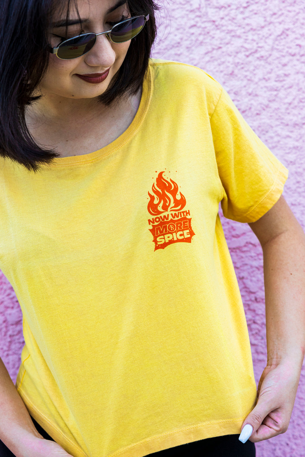 "Crop It Like It's Hot" Turmeric Tee